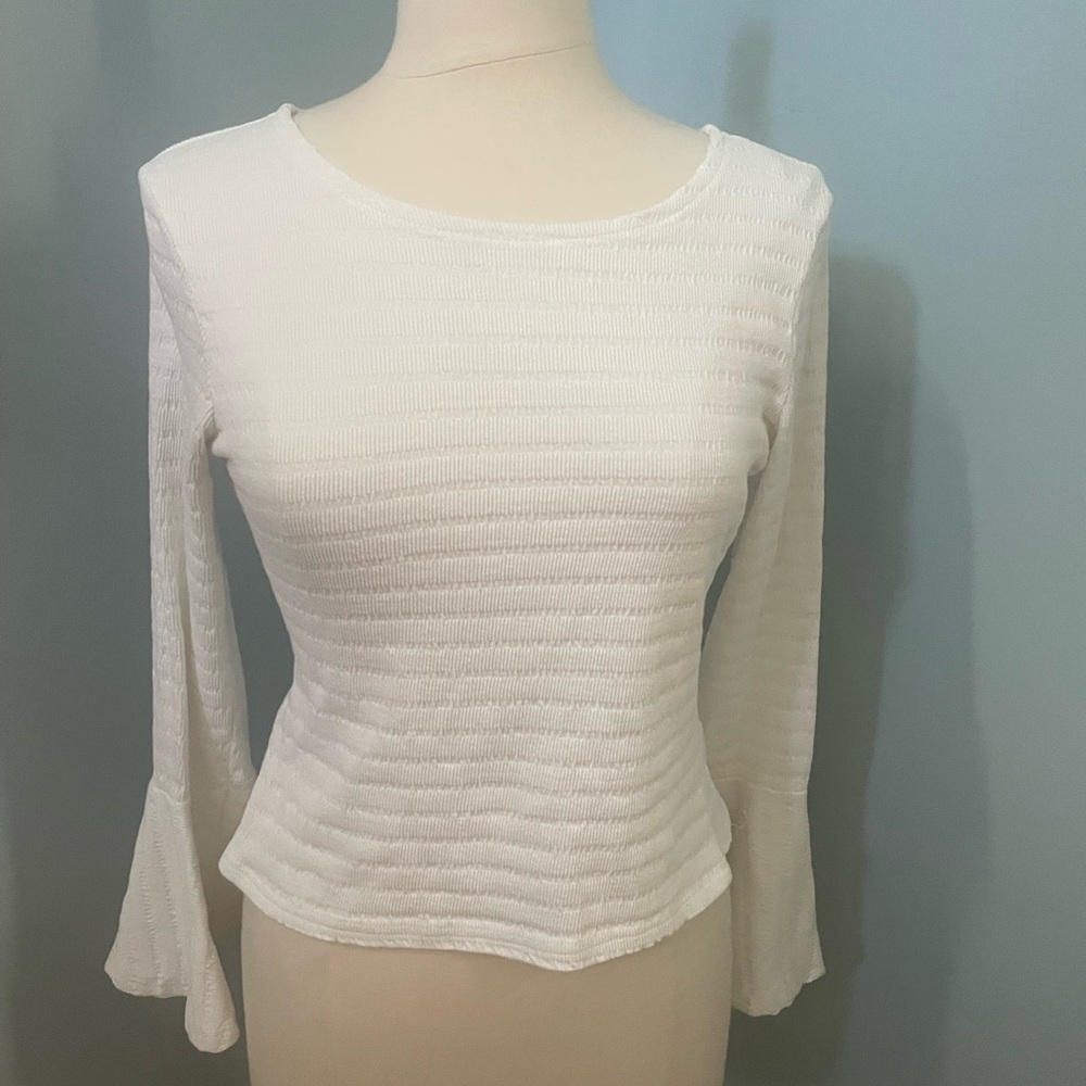 She + Sky white top